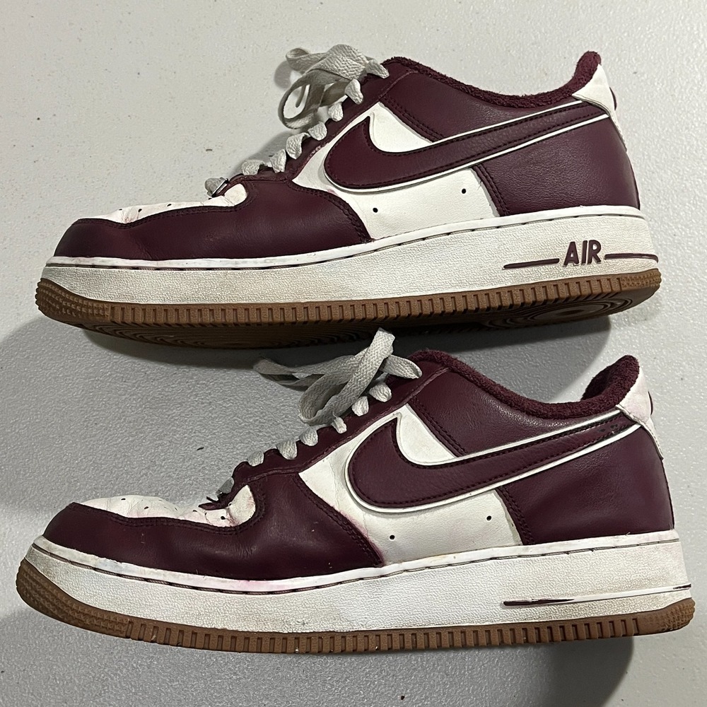 Nike Air Force 1 Sneaker Men's 9 Low College Pack‎ Night Maroon Sail DQ7659-102 - Picture 7 of 12